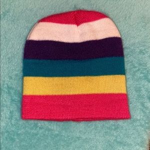 Healthtex multi-color Striped beanie kids One Size​